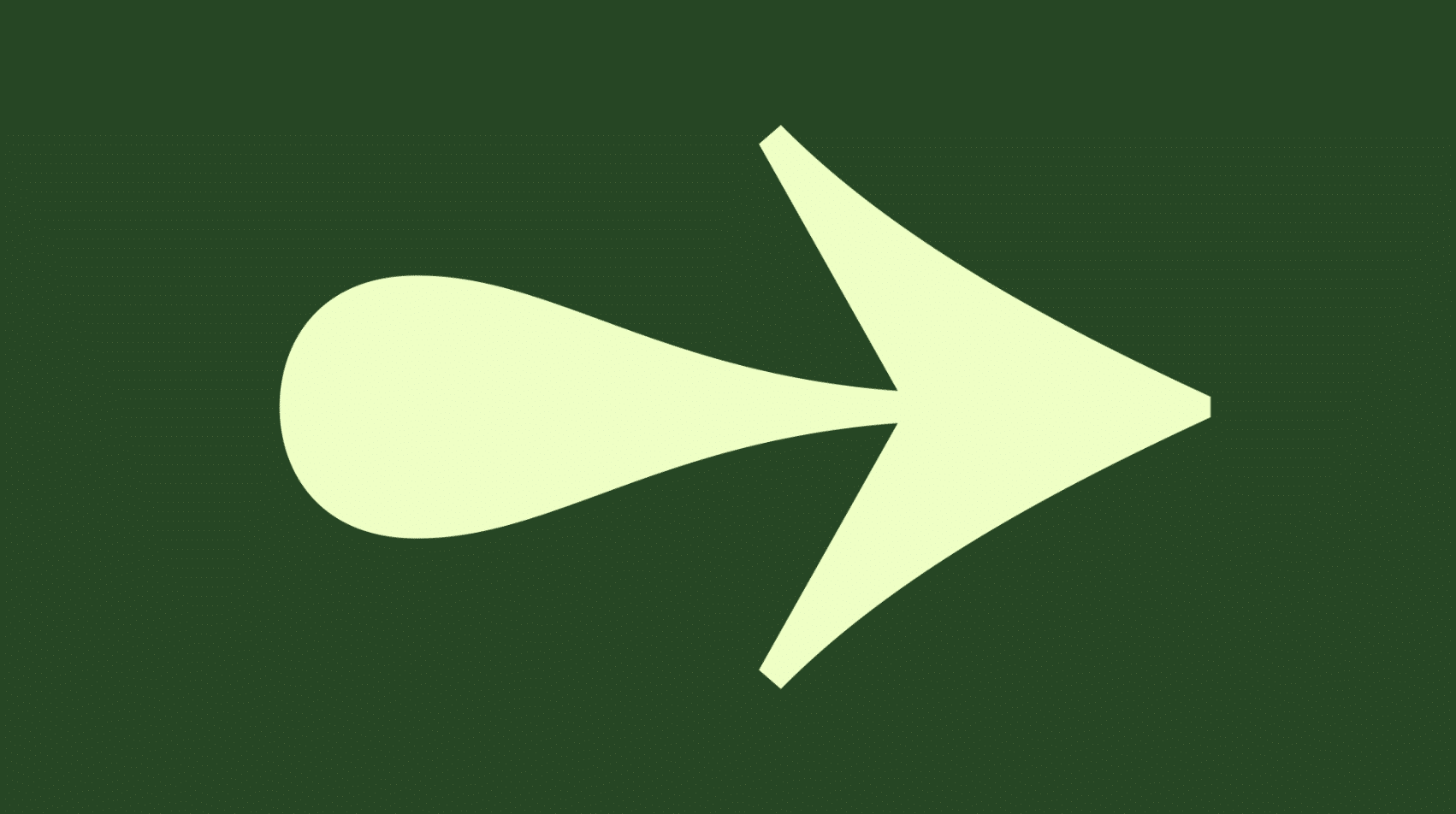 Fleche unique vert